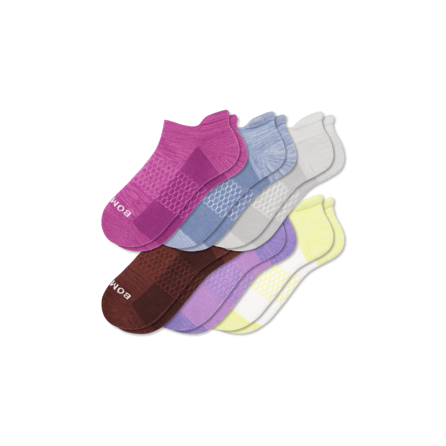 Women’s Two Tone Ankle Sock 6-Pack - Modern Home Step