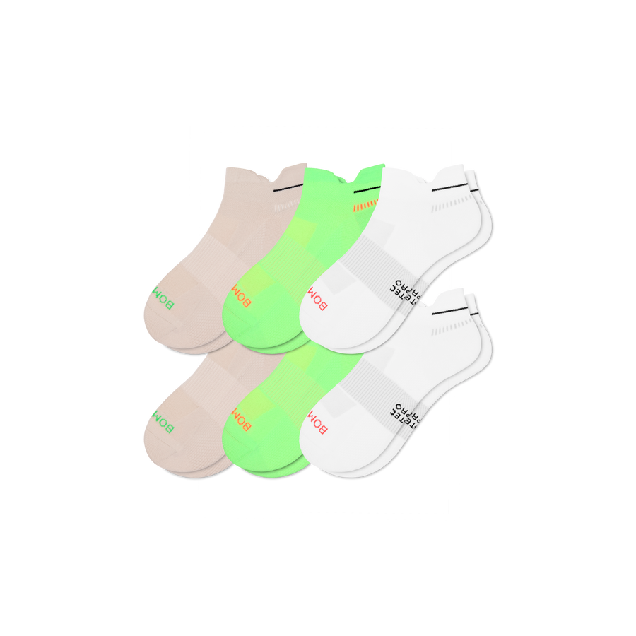 Women's RunPro Ankle Sock 6-Pack - Light Court Rotation