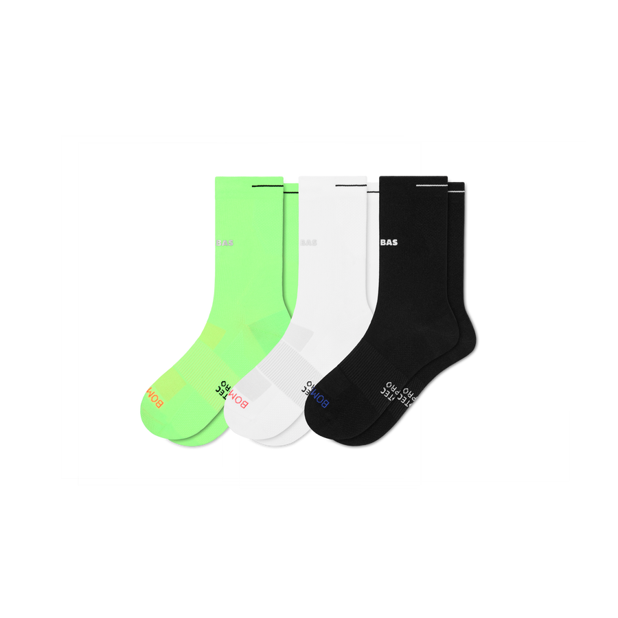 Men's RunPro Half Calf Sock 3-Pack - Cushion School Fit