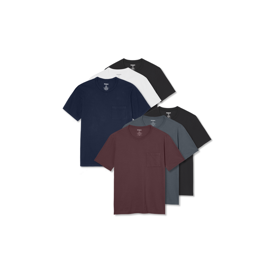 Women's Premium Weight Boyfriend T-Shirt 6-Pack - Travel Layer