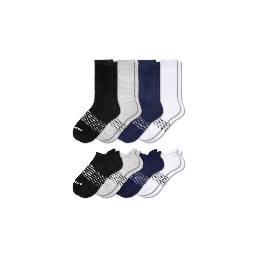 Men's Calf & Ankle Sock 8-Pack - Soft Studio Support