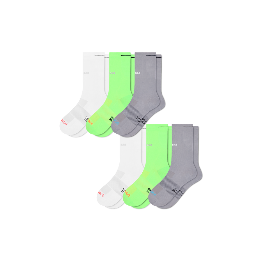 Women's RunPro Half Calf Sock 6-Pack - Soft Studio Pair
