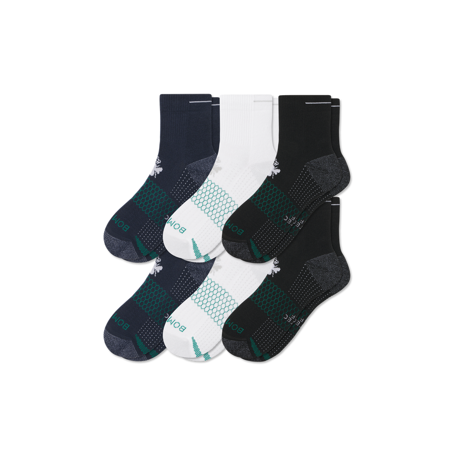 Women's Golf Quarter Sock 6-Pack - Studio Recovery Fit