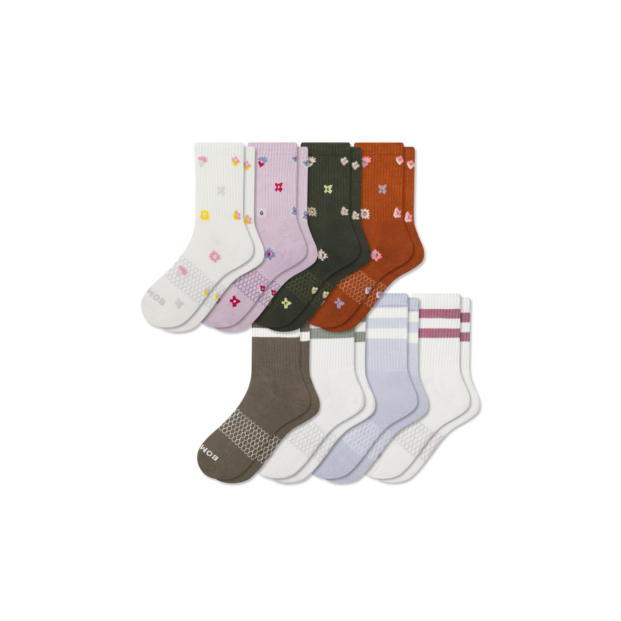 Women's Half Calf Sock 8-Pack - Easy Lounge Comfort