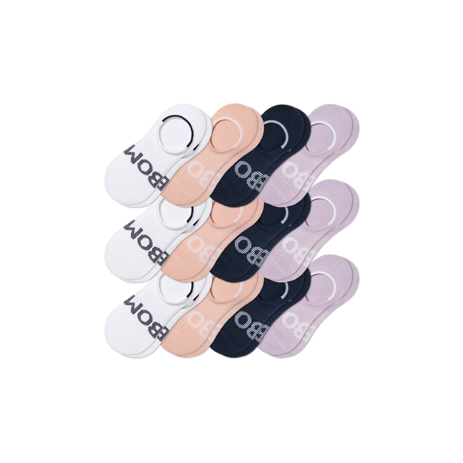 Women's All Sport Cushioned No Show Sock 12-Pack - Cushion Trail Support