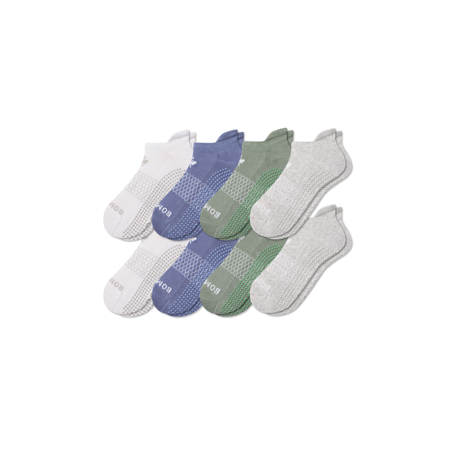 Men's Gripper Ankle Sock 8-Pack - Classic No Show Wear