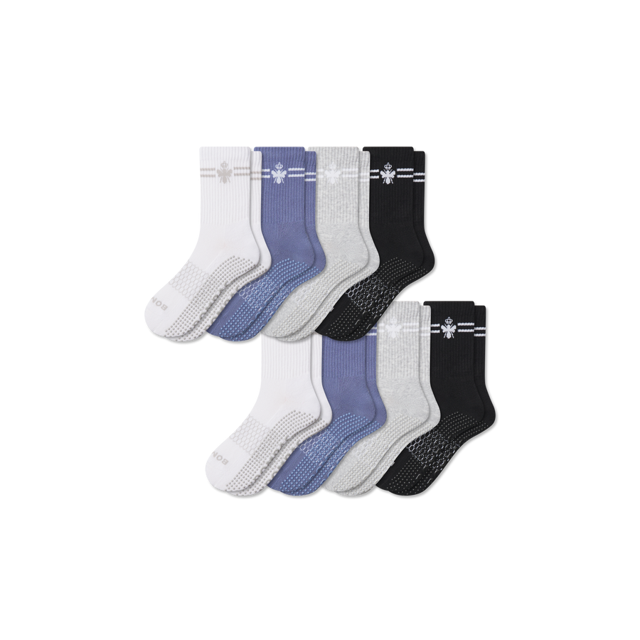 Men's Gripper Half Calf Sock 8-Pack - Active Rotation