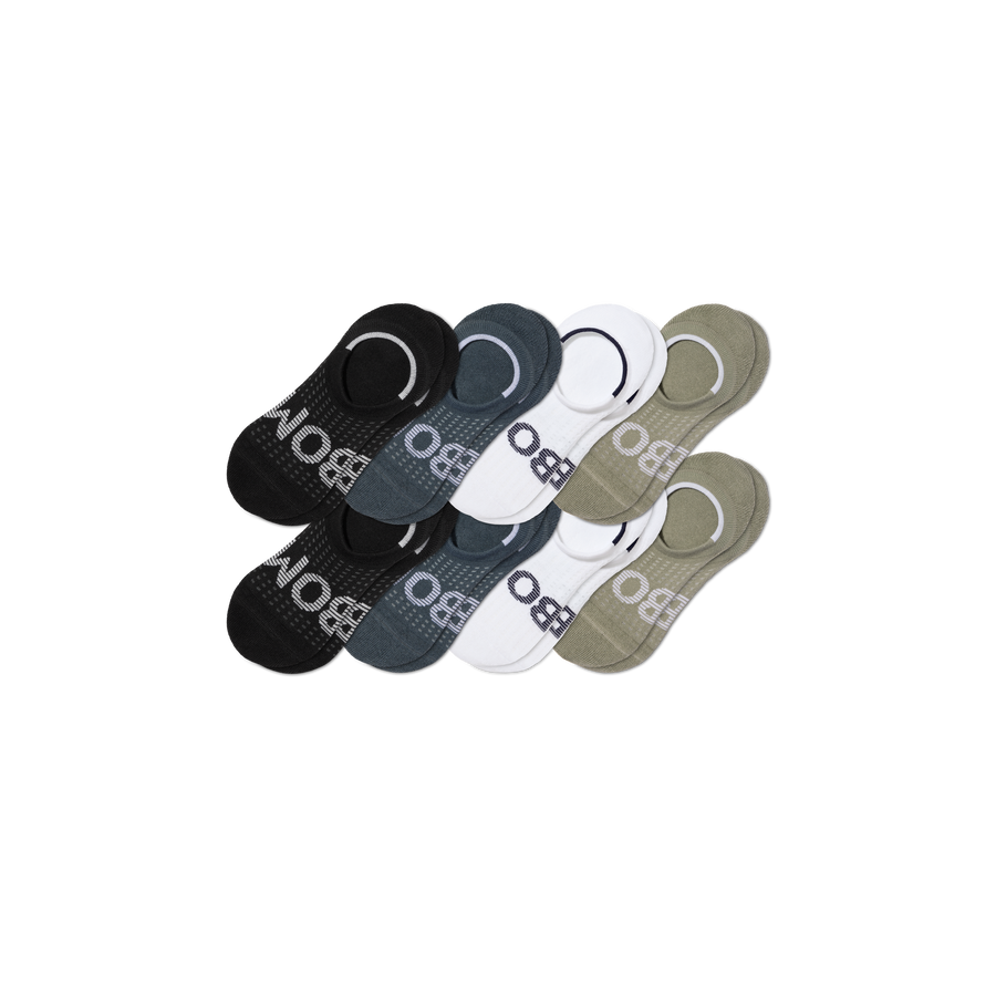 Men's All Sport Cushioned No Show Sock 8-Pack - Daily Travel Step