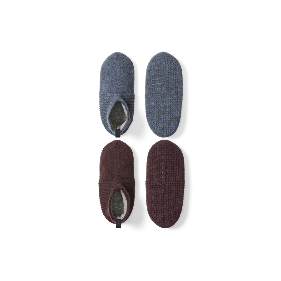 Men's Gripper Slipper 2-Pack - Gentle Home Comfort