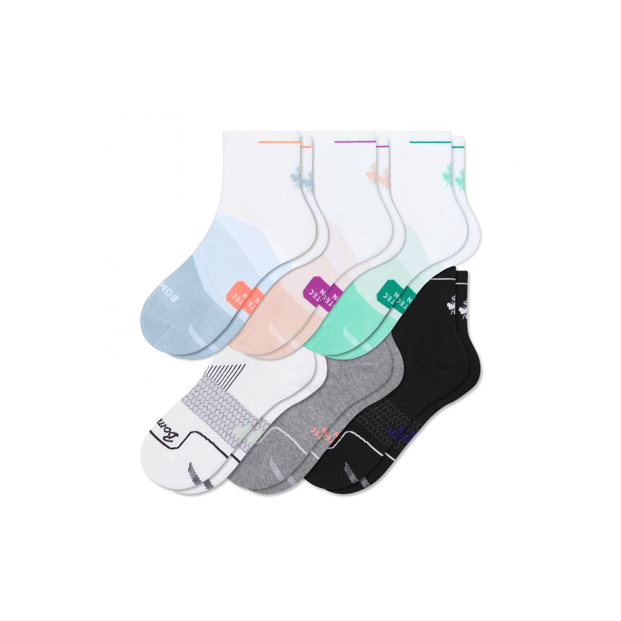 Women's Run Quarter Sock 6-Pack - Everyday Trail Pair