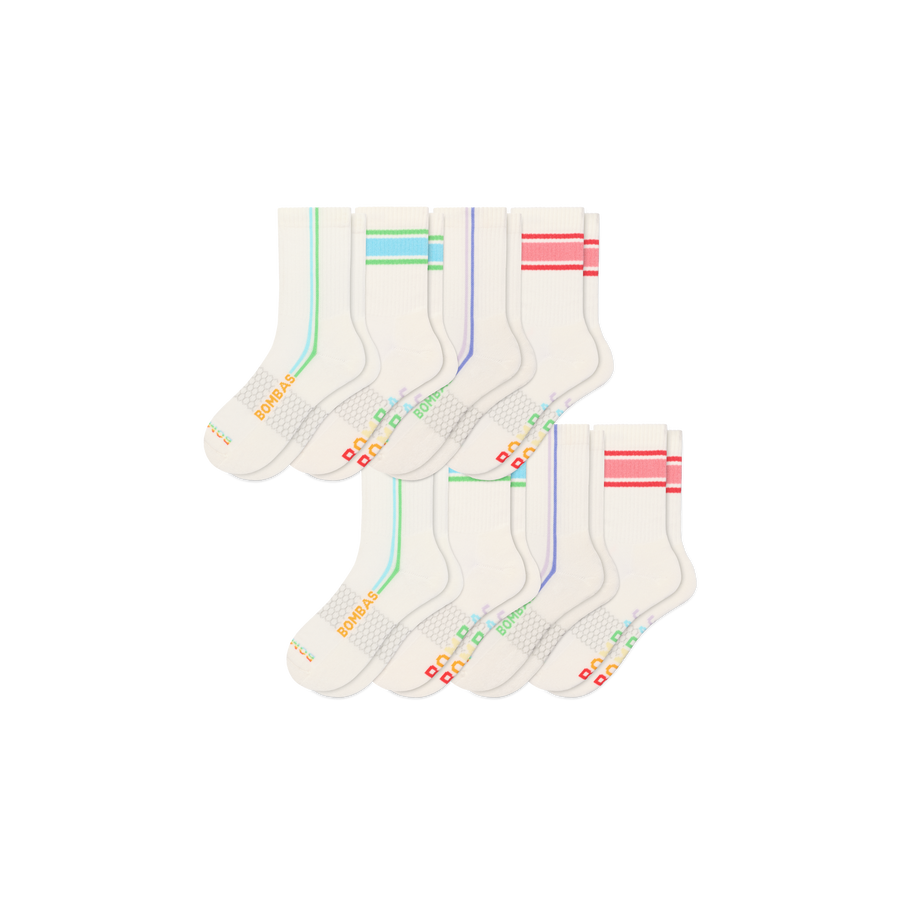 Pride Half Calf Sock 8-Pack - Office Ready