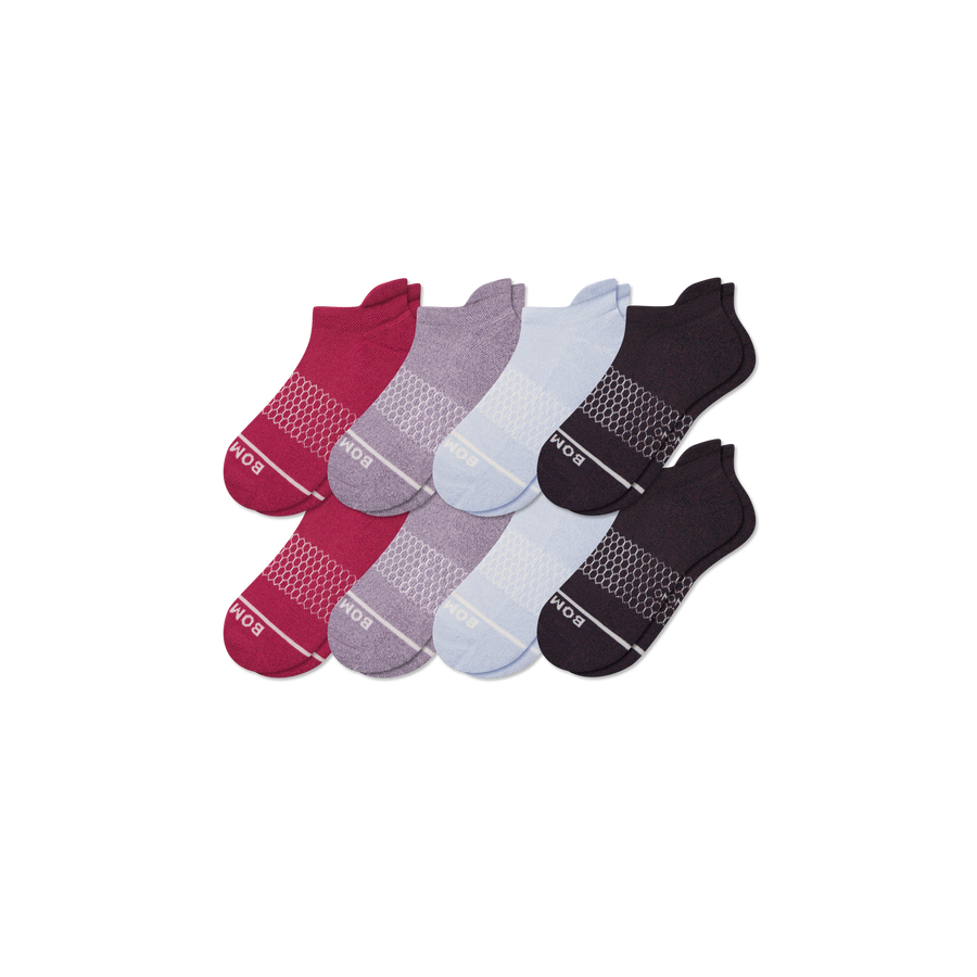 Women's Merino Wool Blend Ankle Sock 8-Pack - Active Crew Rotation