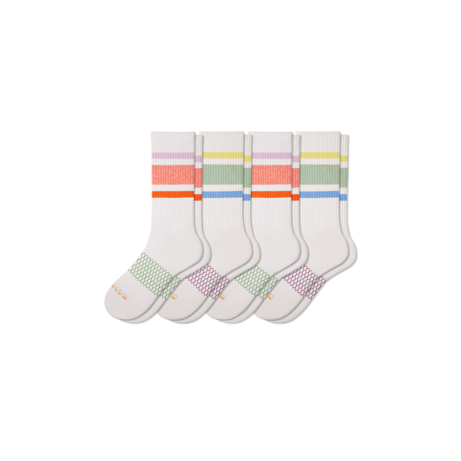 Pride Calf Sock 4-Pack - Light Ankle Step