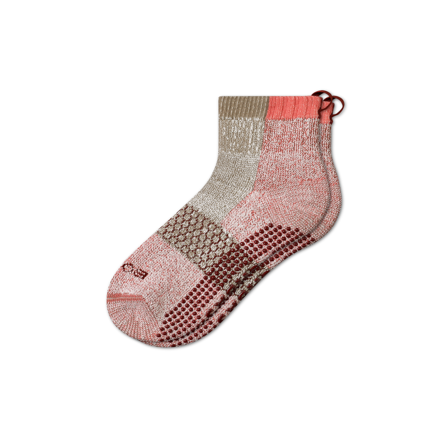 Men's Merino Wool Blend Gripper House Socks - Run Office Wear
