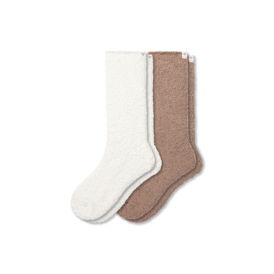 Women's Fuzzy Sock 2-Pack - Classic Lounge Pair