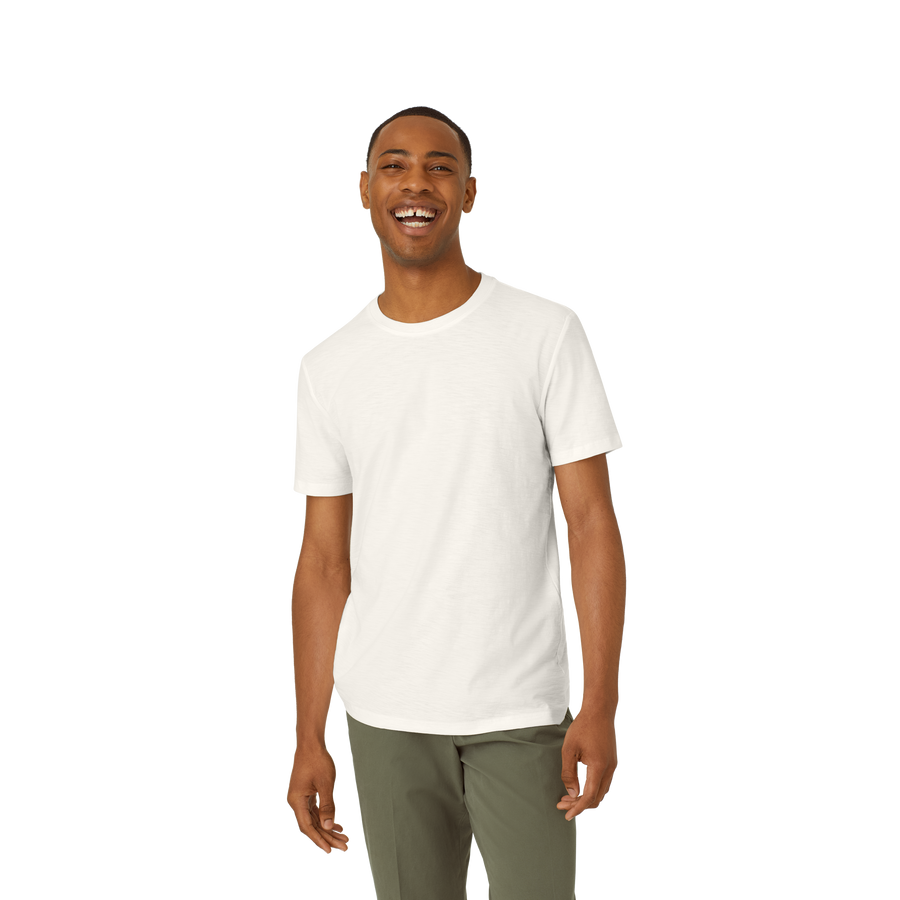 Men's Air Slub Crew Neck T-Shirt - Clean Studio Cut