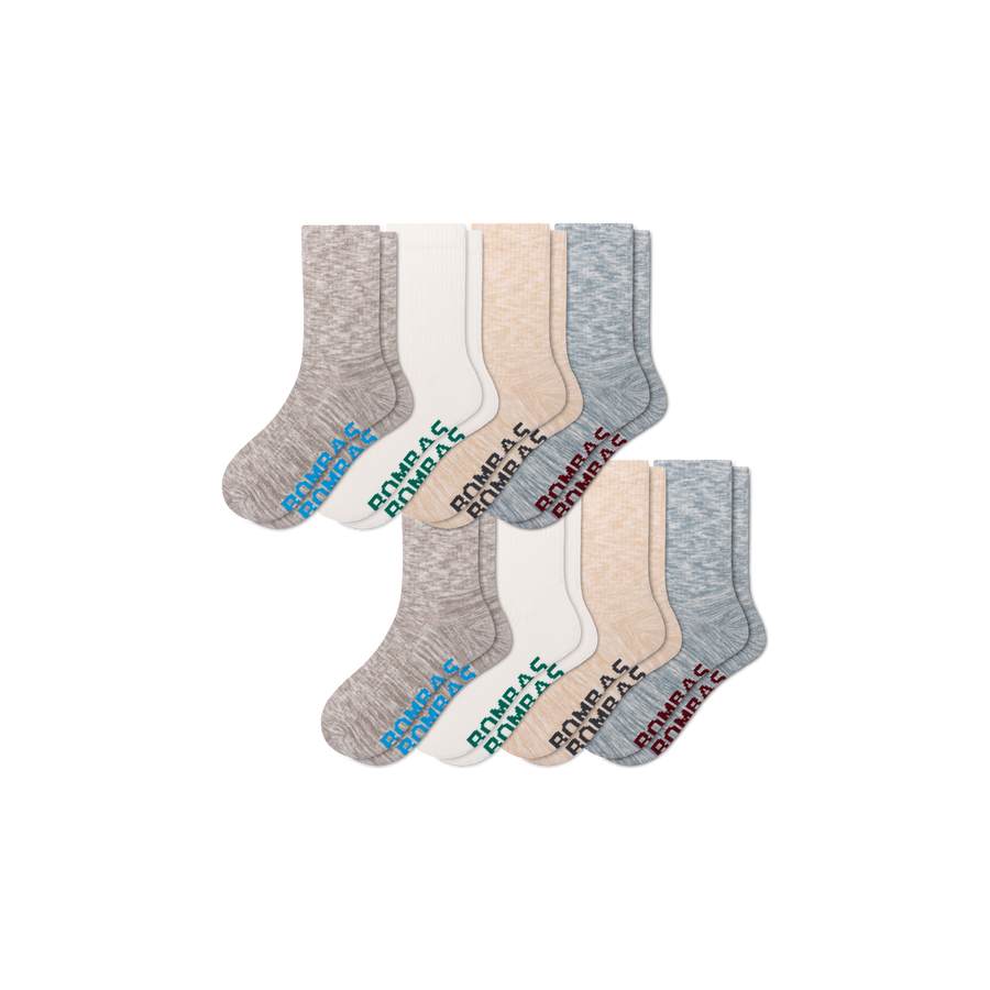 Men's Summer Ragg Half Calf Sock 8-Pack - Easy Office Rotation