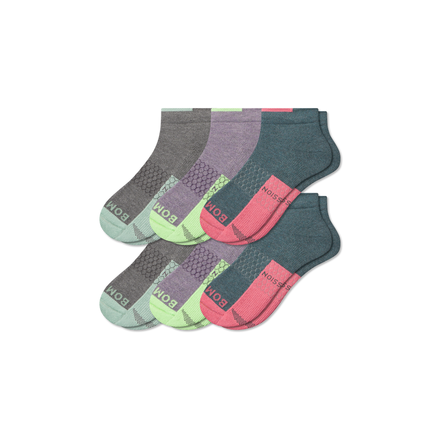 Women's Performance Compression Ankle Sock 6-Pack - Court Flow