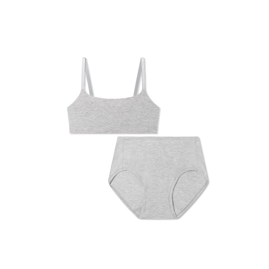 Women’s Super Soft Scoop Bralette + High Rise Brief Pack - Gentle Shape