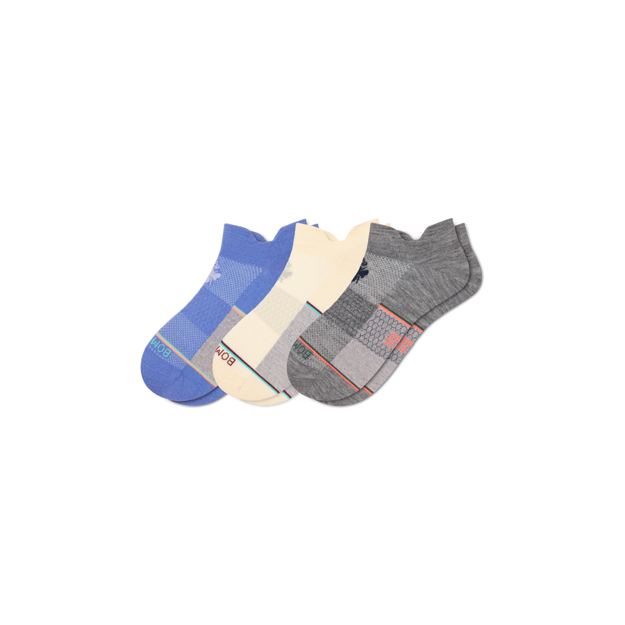 Women's UltraLite Sport Merino Wool Blend Ankle Sock 3-Pack - Cozy Recovery Pair