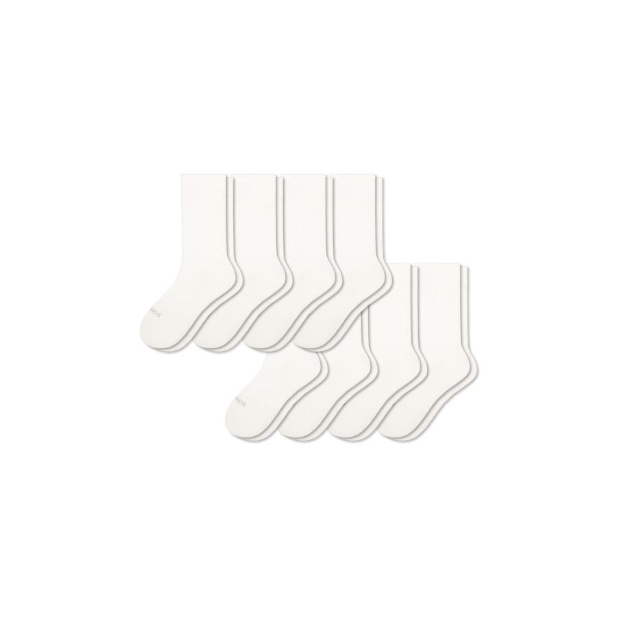 Youth Lightweight Calf Sock 8-Pack - Classic Court Wear