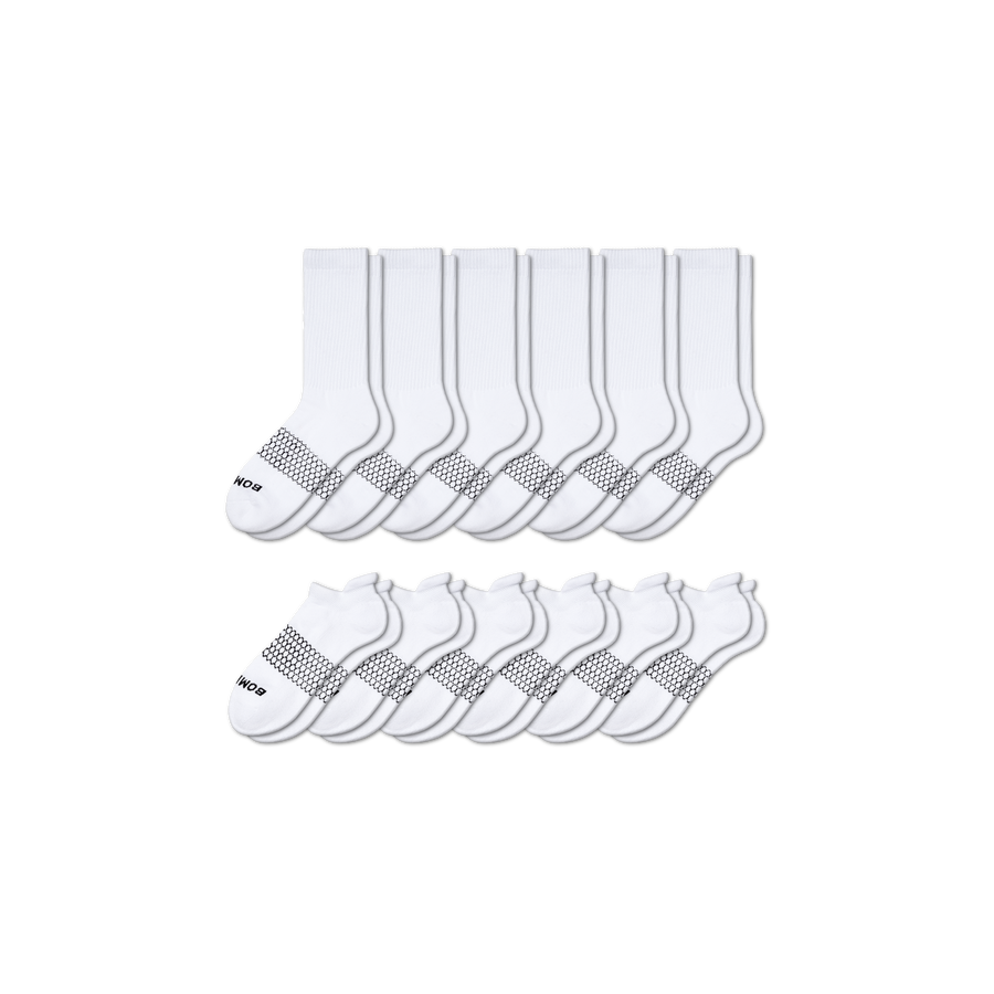 Women's Calf & Ankle Sock 12-Pack - Daily Travel Move