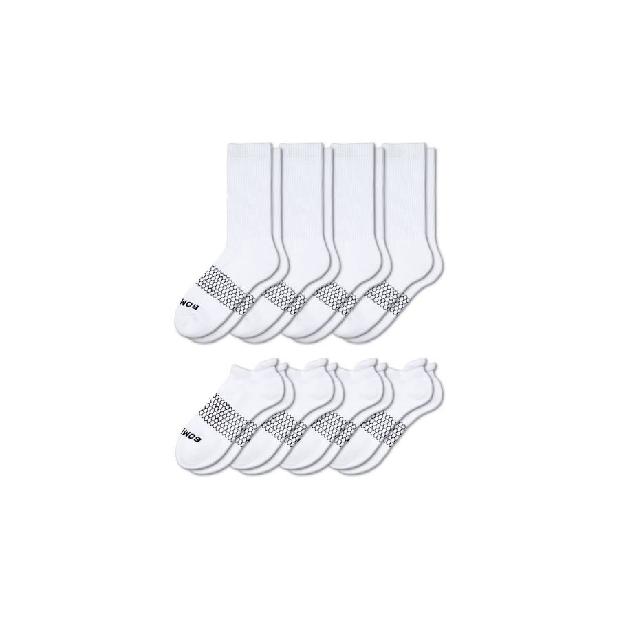 Women's Calf & Ankle Sock 8-Pack - Everyday No Show Pair