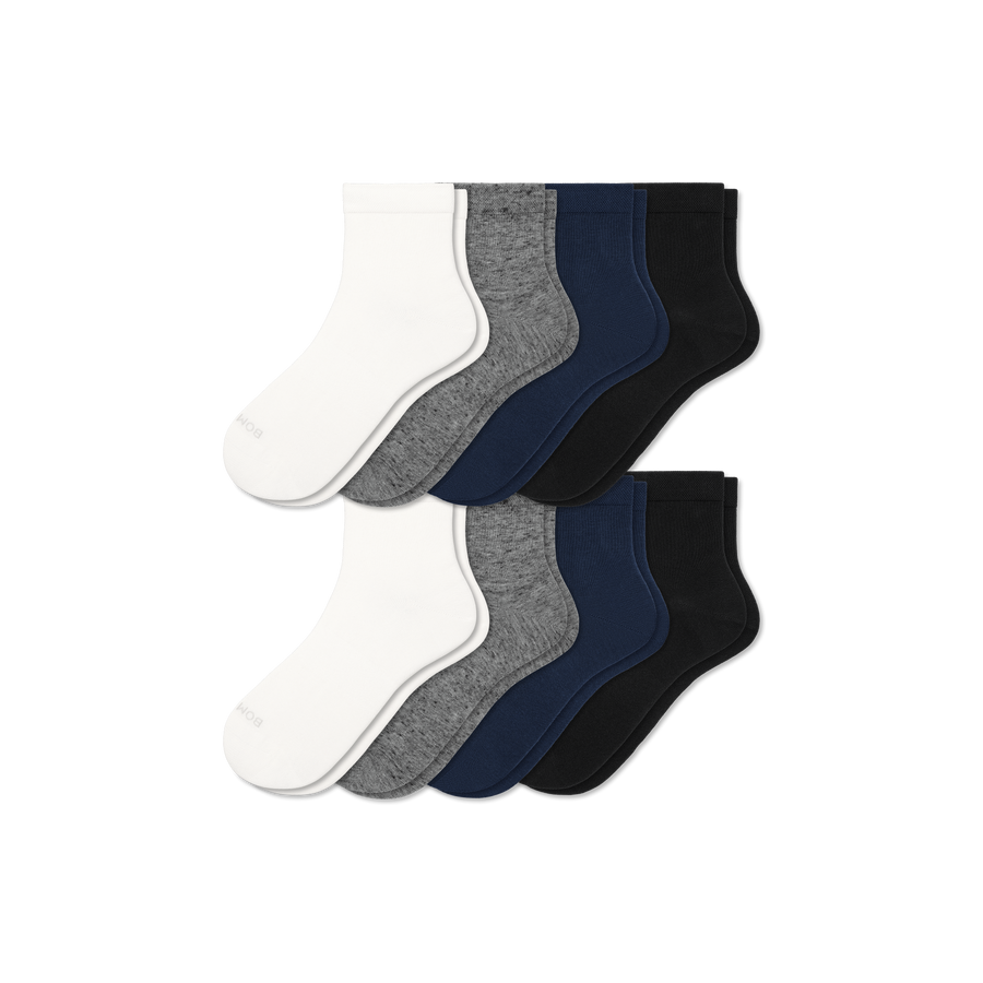 Women's Lightweight Quarter Sock 8-Pack - Comfort Recovery Fit