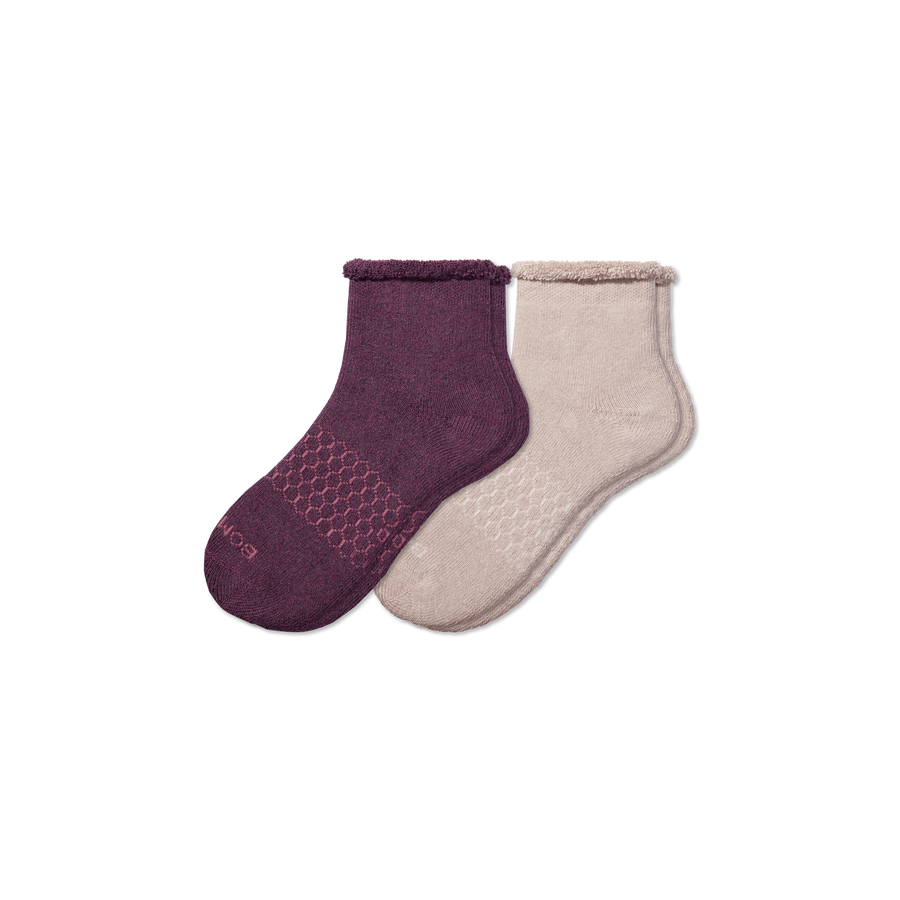 Men's Merino Wool Blend Roll-Top House Sock 2-Pack - Modern Recovery Step